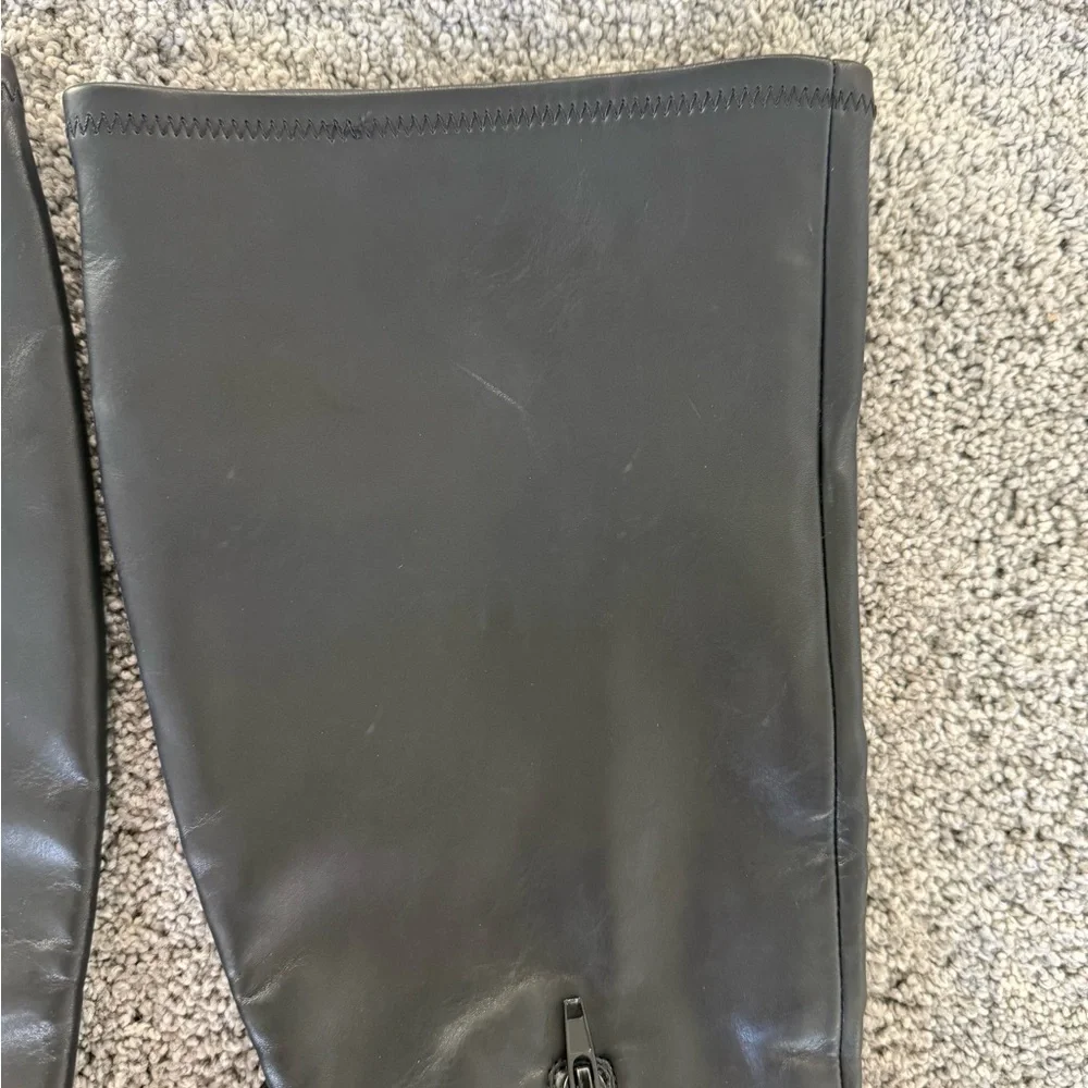 Madden Girl Black Heeled Boots - Picture 5 of 7